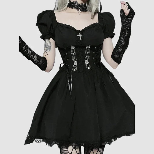 Sukienka gotycka Lolita dark
