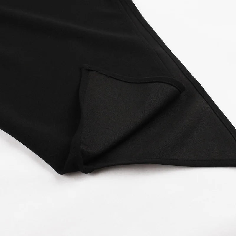 Gothic evening dress black