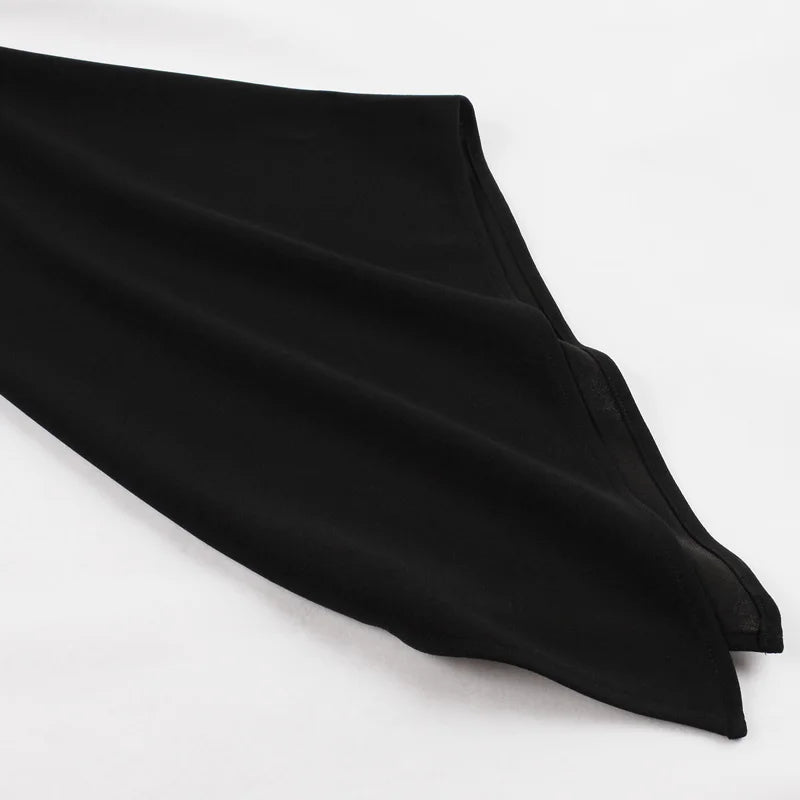 Gothic evening dress black