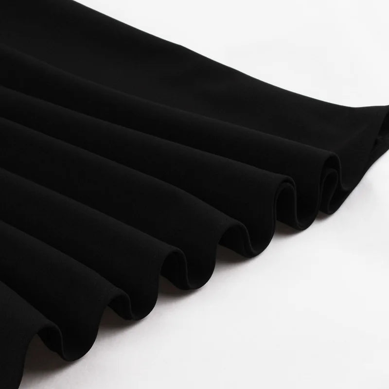 Gothic evening dress black