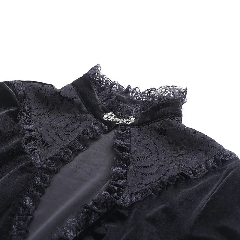 BLACK VICTORIAN GOTHIC DRESS