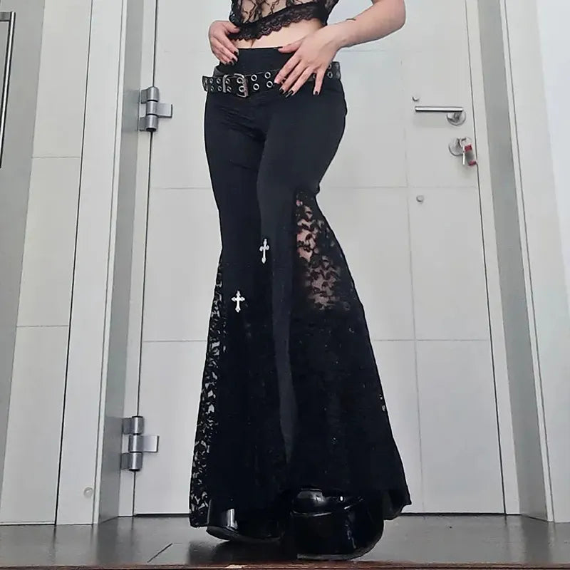 Vintage  gotyckie spodnie