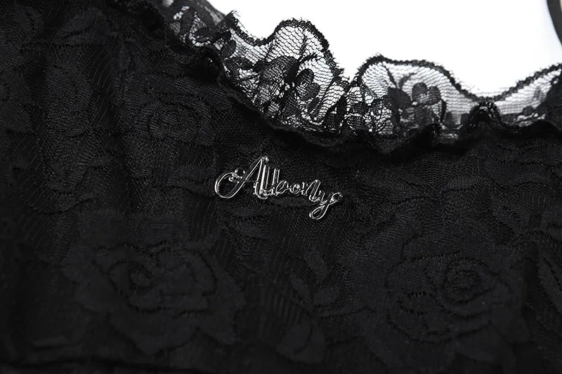 Dark Lace Gothic Dress