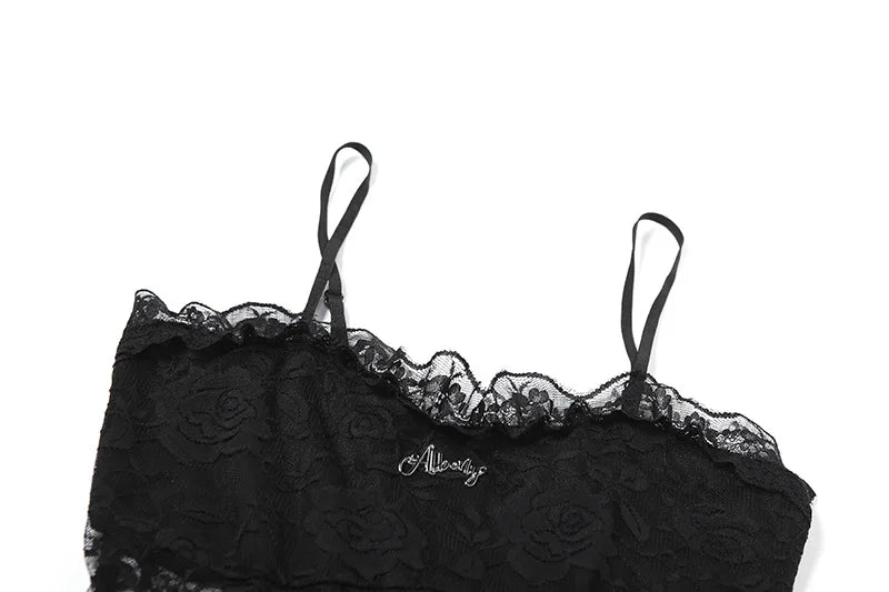 Dark Lace Gothic Dress