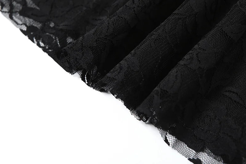 Dark Lace Gothic Dress