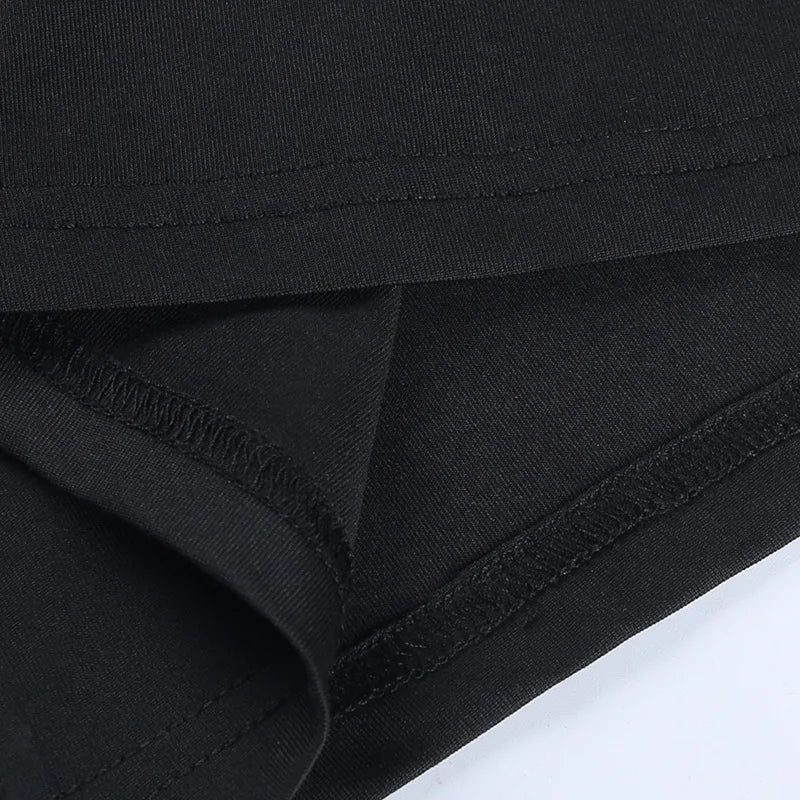 Dark Gothic Dress with Cutout