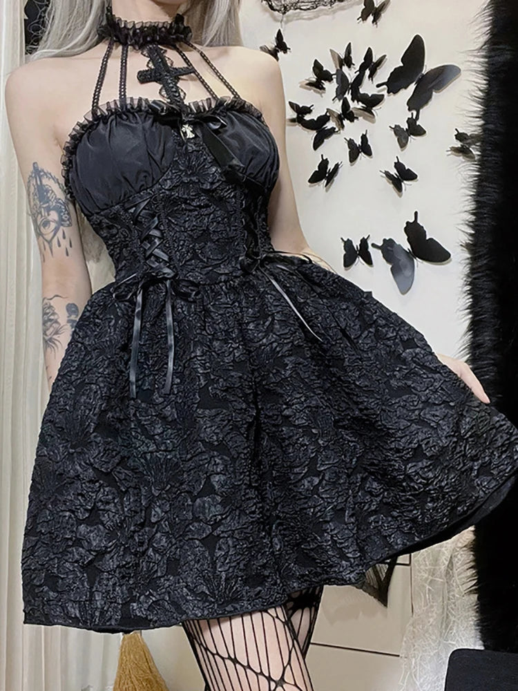 Elegancka gotycka sukienka