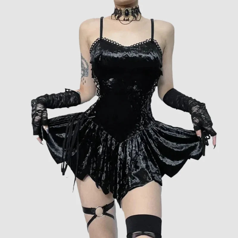 Party Gothic Strapless Dress