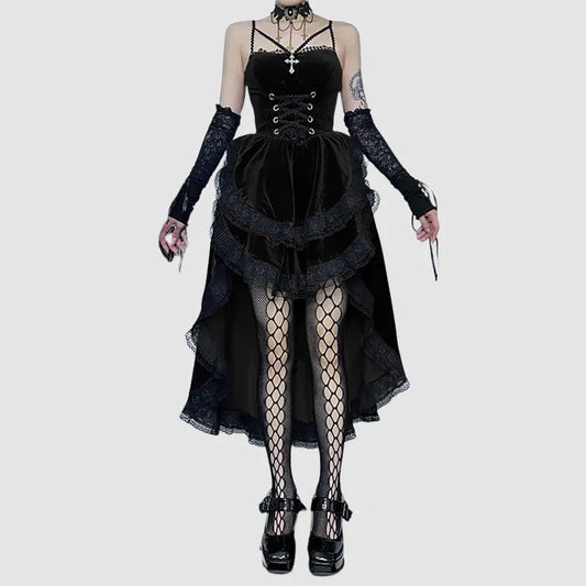 GOTHIC VELVET DRESS