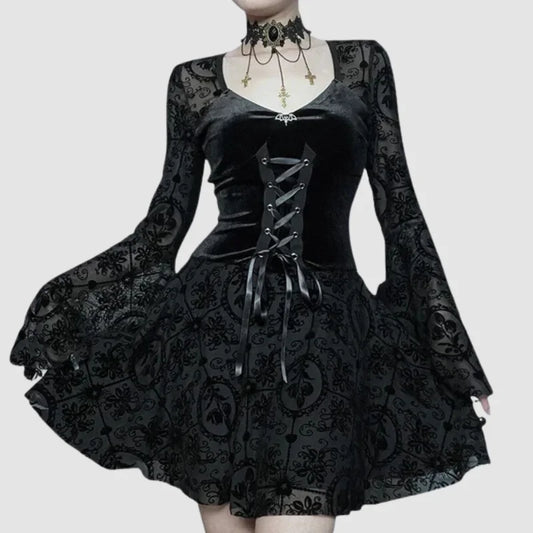 VICTORIAN LACE GOTHIC DRESS