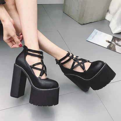 GOTHIC PLATFORM SHOES