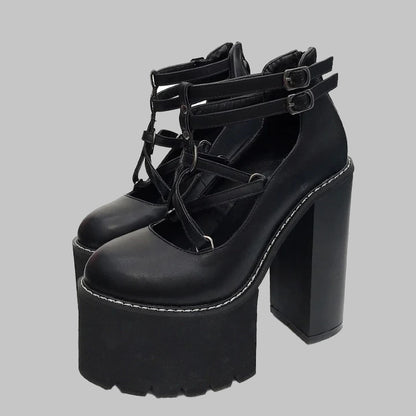 GOTHIC PLATFORM SHOES