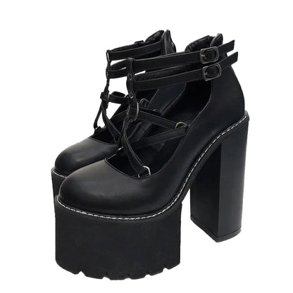 GOTHIC PLATFORM SHOES