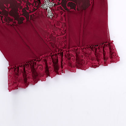 Red vintage top