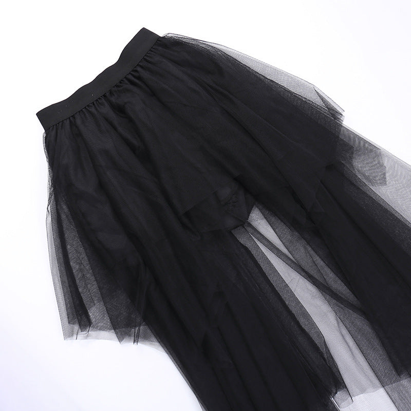 Gothic spring skirt from the Halloween collection