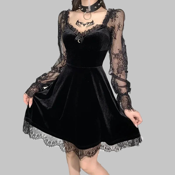 GOTHIC CORSET DRESS