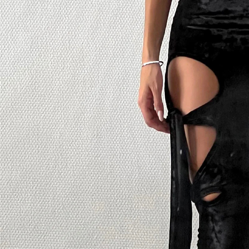 Black bandage pants