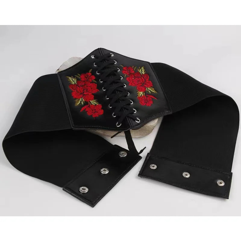 Gothic corset - floral