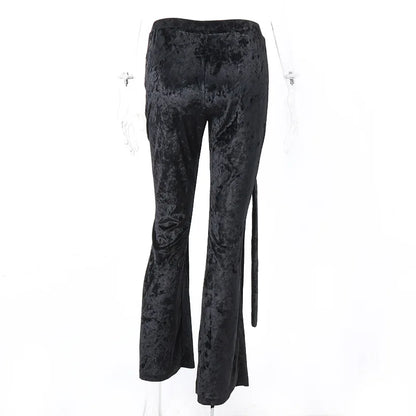 pantalones de vendaje negro