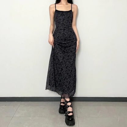 vestido negro de verano