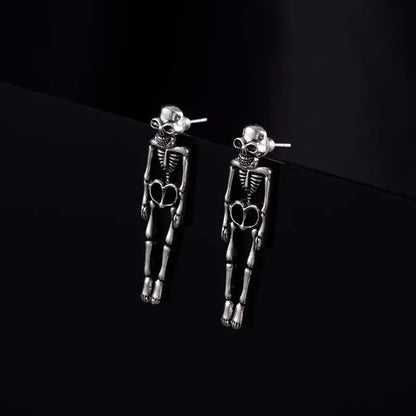 SKELETON GOTHIC EARRINGS