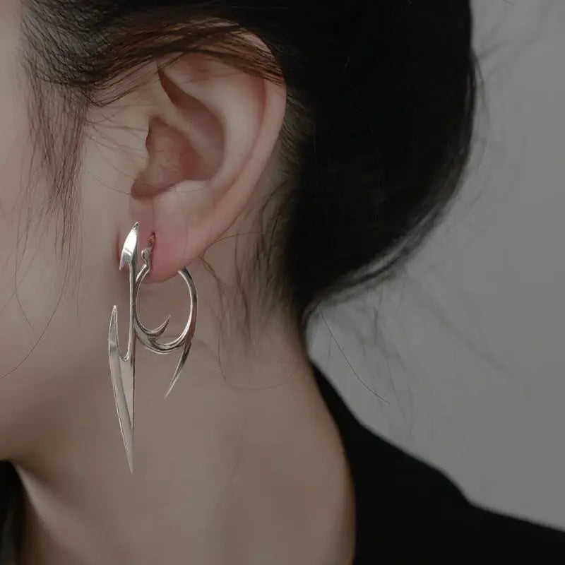 Gothic cyberpunk earrings