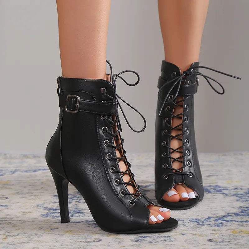 Gothic black boots