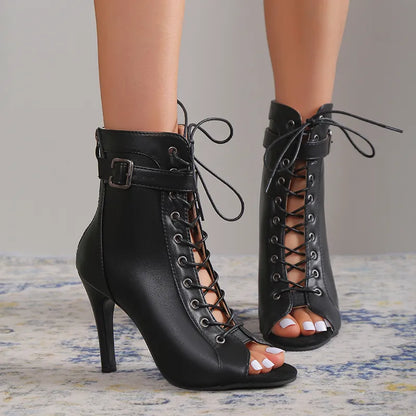 Gothic black boots