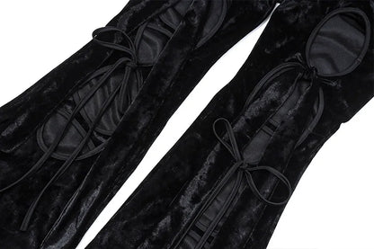 pantalones de vendaje negro