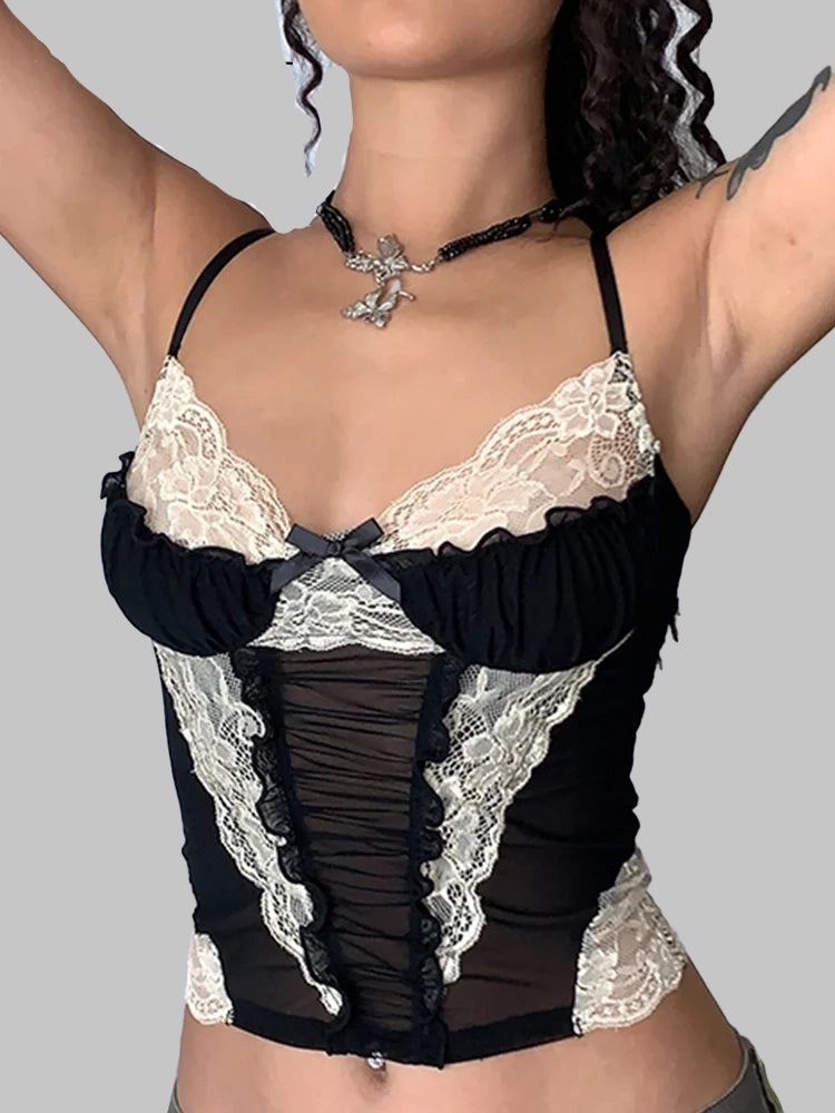 Black gothic top from the rockmore collection