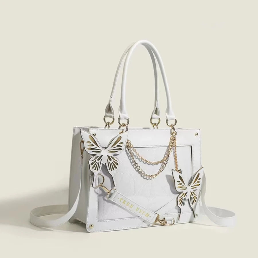 Spider web bag - White