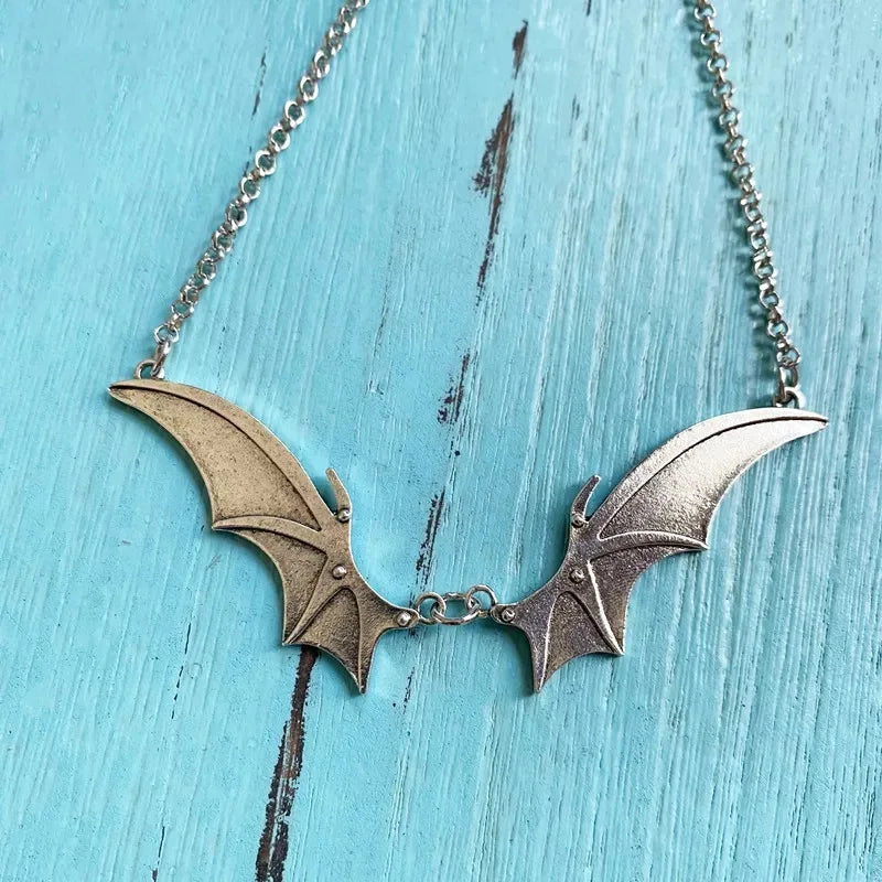 Choker with a bat motif