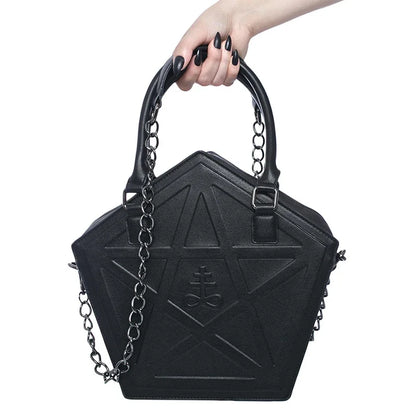 Bolso gótico con pentagrama