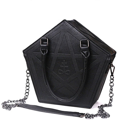 Bolso gótico con pentagrama