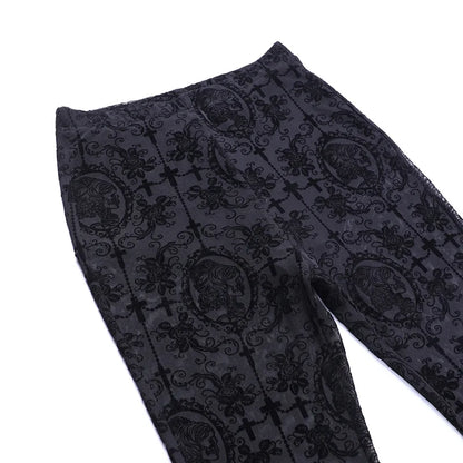 Black Gothic Vintage Trousers