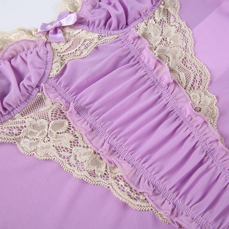 Lavender gothic top from the rockmore collection