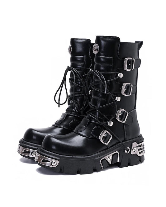 Autumn high gothic boots