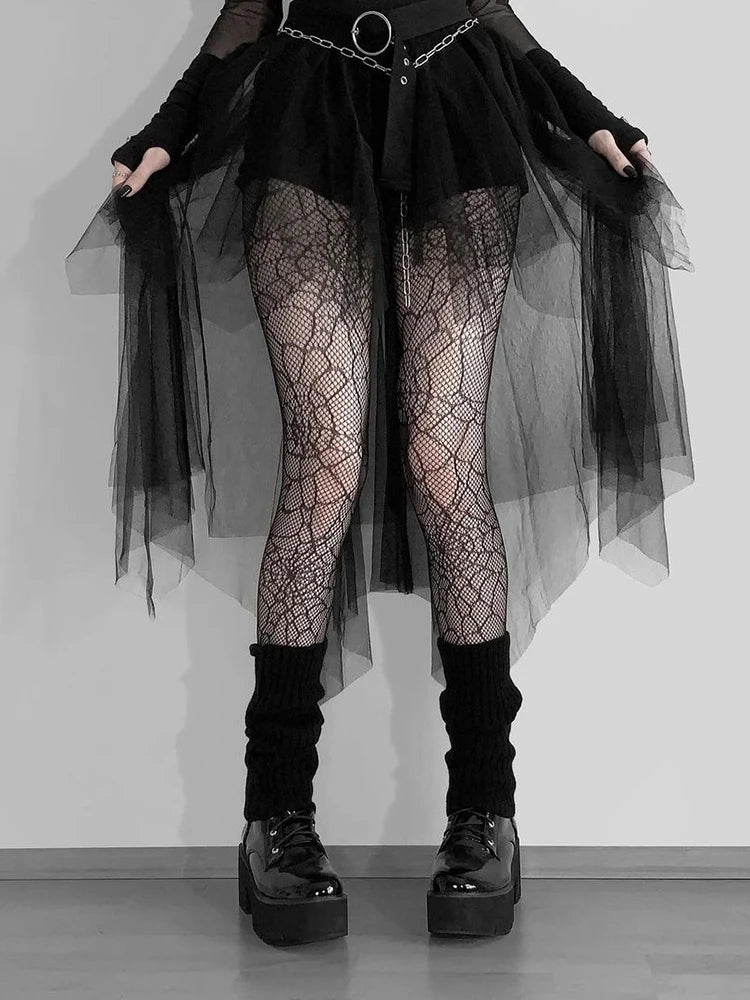 Gothic spring skirt from the Halloween collection