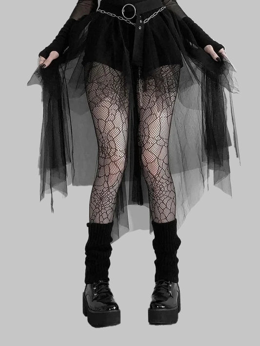 Spódnica gotycka wiosenna z kolekcji halloween