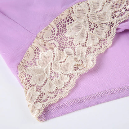 Lavender gothic top from the rockmore collection