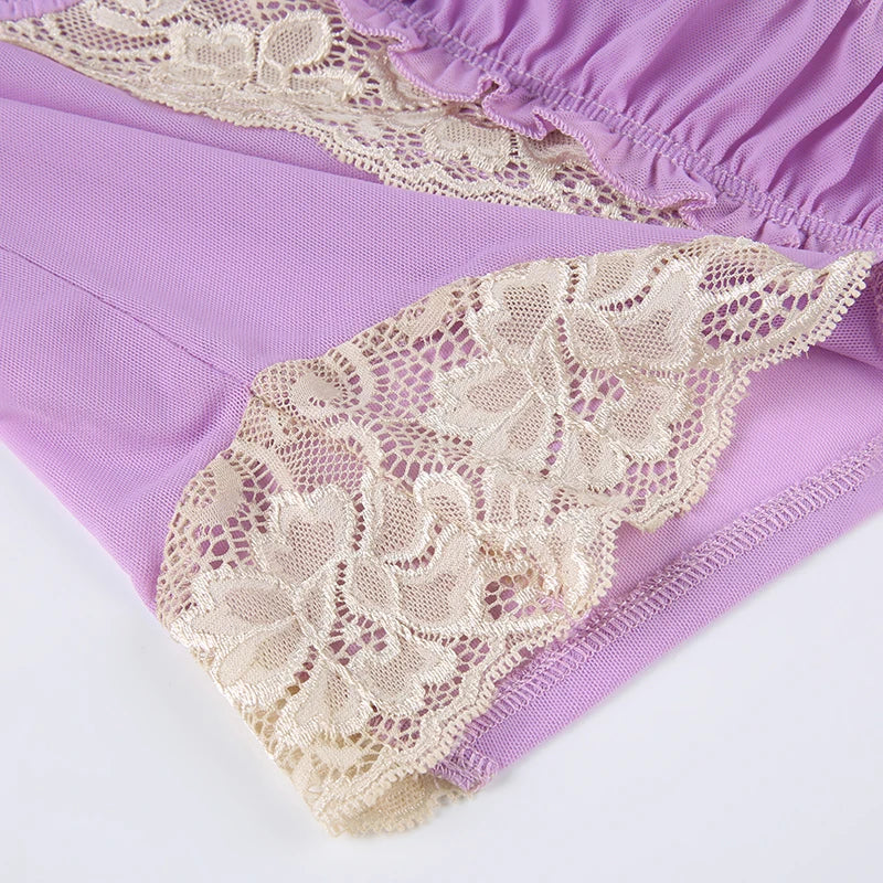 Lavender gothic top from the rockmore collection