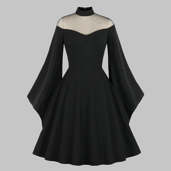 Elegant black evening dress