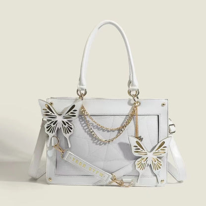 Spider web bag - White