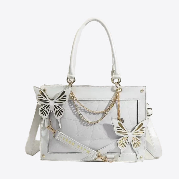 Spider web bag - White