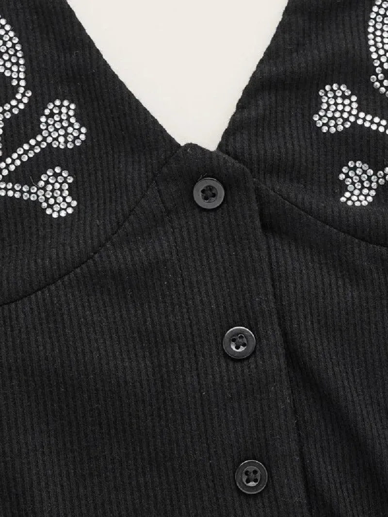 Women's top with a skull motif