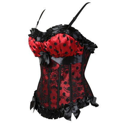 Women's corset - scarlet red